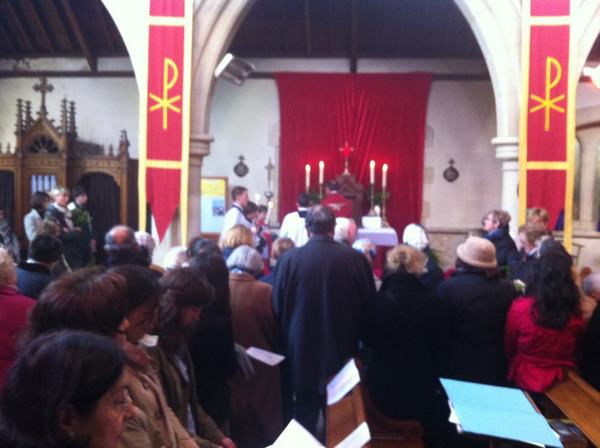 photo du dimanche des Rameaux 2012 à l'église Saint-Louis de Boulogne sur Mer